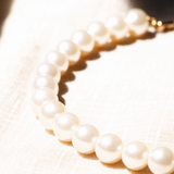 Parelketting met gouden sluiting