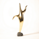 Bronzen figuur sculptuur